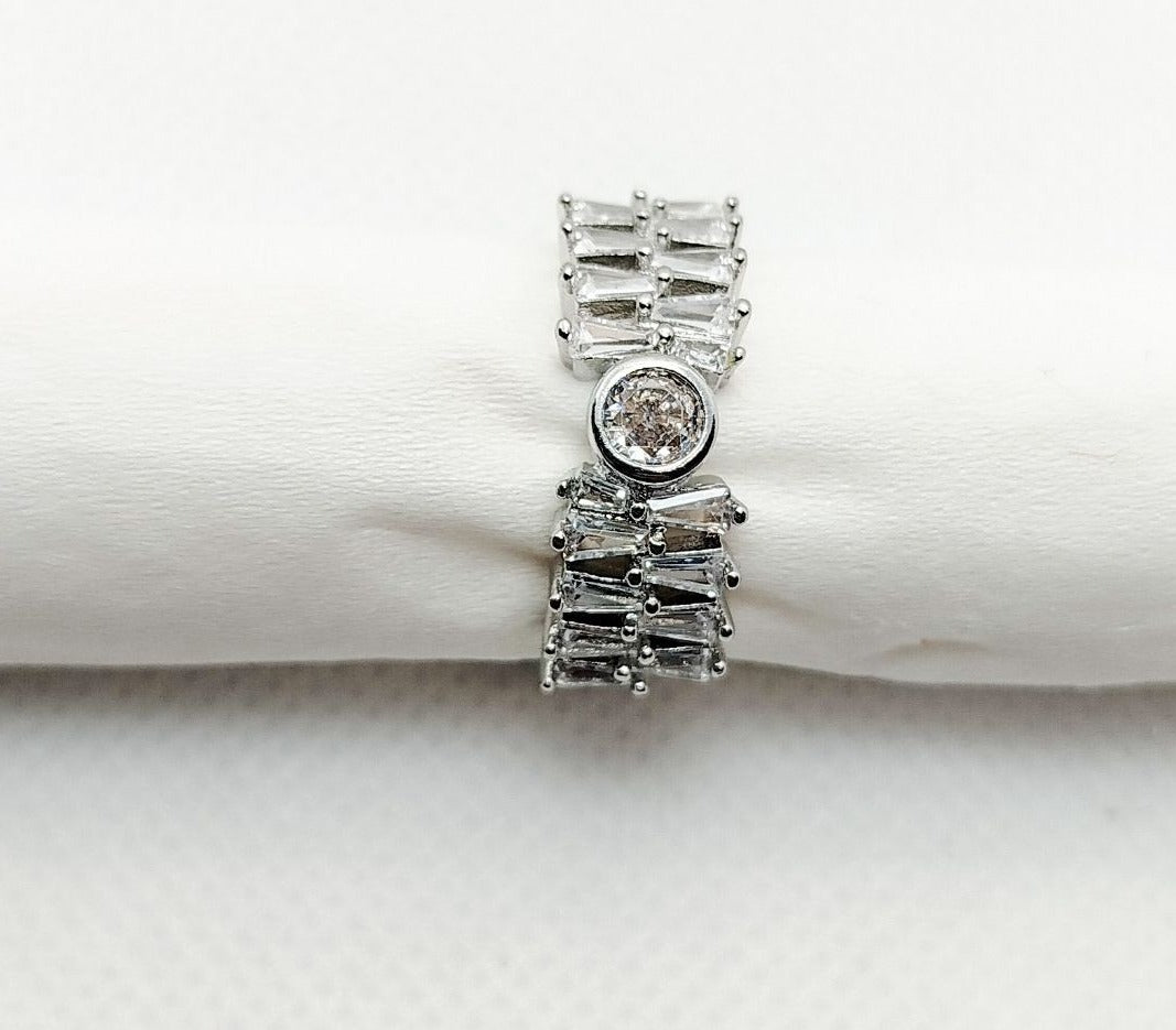 Silver Orbit Ring