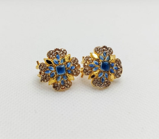 Sapphire Petal Earring